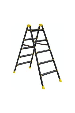 Ze Zigana Ev Gereçleri Zigana Hardy 5x5 Çift Çıkışlı Metal Merdiven Katlanır Ev Ofis Bahçe İnşaat Tipi