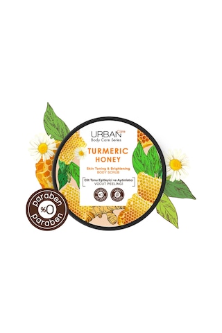 Urban Care Turmeric Honey Cilt Tonu Eşitleyici ve Aydınlatıcı Vücut Peeling 200 ML