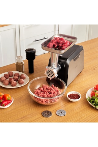 Karaca Inox 2000W Kıyma Makinesi Inox