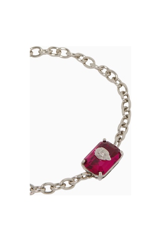 Kurt Geiger Crystal Bracelet Parlak Kristal Ve Pirinçten Zarif Bileklik Gümüş