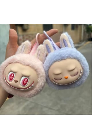 Labubu Peluş Oyuncak Ithal Labubu Anahtarlık Sadece Kafa Model Büyük Boy Kutusuz