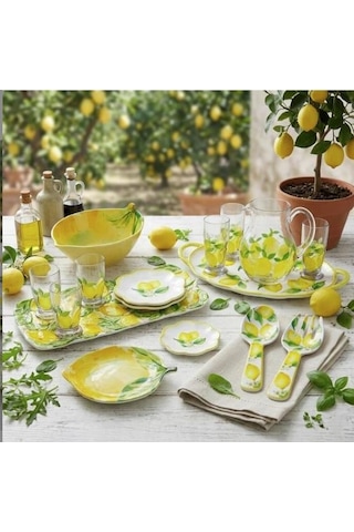 Lucky Art Limora Melamin 48cm Tepsi Dıo30011 Çok Renkli
