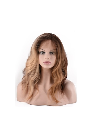 Lebıhmurah Wg2496 Kadın Moda Ön Dantel Peruk Kahverengi Doğal Görünümlü Kadın Cury Peruk