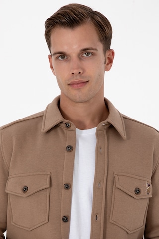 U.s. Polo Assn. Erkek Camel Gömlek Örme 50316673-vr015 Camel