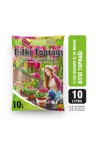 Naturelpeat Bitki Toprağı 10 Litre 100