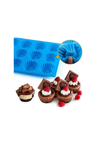 Soulader Silikon Mini Tart Kalıbı, Fıstıklı Fincan Kek Kalıbı, Isırık Muffin Ve Çikolata Şekillendirme Tava Seti Diğer