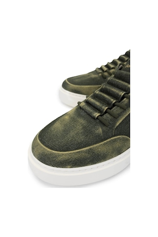 Barracuda Erkek Hakiki Deri Yeşil/beyaz Sneakers & Spor Ayakkabı 511 Bu3510a Erk Ayk Y24 Denım Verde/bıanco Yeşil - Beyaz