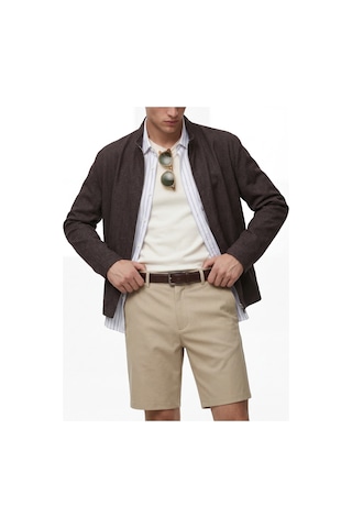 Koton Regular Fit Cepli Düğmeli Şort Bej 6sam40042hw Ekru