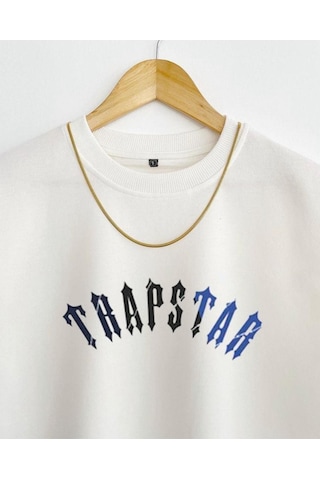 Altamira Unisex Trapstar Baskılı Oversize Bisiklet Yaka Kısa Kollu Pamuklu T-shirt 001