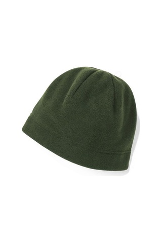 Yılmazel Unisex Kışlık Polar Kadın Erkek Bere Düz Renklerde Stand Yeşil