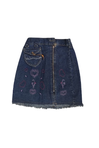 Kız Çocuk Etek Mavi