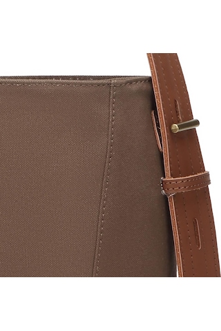 Kanvas Kumaş Kadın Omuz Çantası Smart Bags 1331 Kahve 15649604
