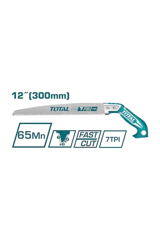 Total THT51130026 Budama Testeresi 300 mm Bağ Dal El Testeresi Plastik Saplı