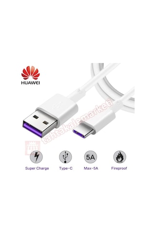 Huawei Mate 20 Pro Süper Şarj Aleti+Type-C Kablosu