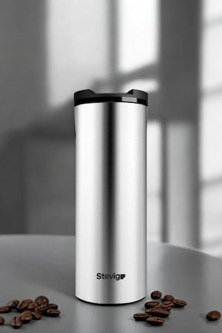 Stevig 2 Go Paslanmaz Çelik Termos Bardak 400 Ml Travel Mug Inox St-200 Inox