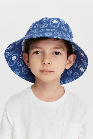 Benitto Kids Erkek Çocuk Desenli Bucket Şapka 7007-lacivert