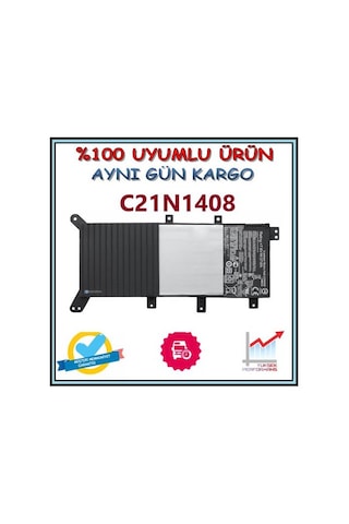 Asus Uyumlu K555 / K555L / K555Lb / K555Ln C21N1408 Batarya Pil N11.623 Asus Uyumlu K555 / K555L / K555Lb / K555Ln C21N1408 Batarya Pil N11.623