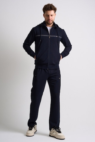 Shooter Sportswear Klasik Antrasit Erkek Eşofman Takımı Çıkartılabilir Kapüşonlu Rahat Kalıp Lacivert