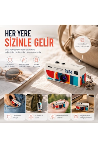 Smate G8 Mini Kamera Mavi