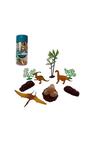Ctoys Mini Karışık 12 Parça Dinazorlar Oyun Seti C18-1b