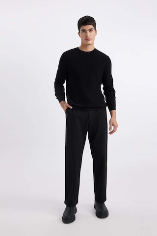 DeFacto Standart Fit Normal Kesim Bisiklet Yaka Basic Düz Triko Kazak B9707AX24SPBK27