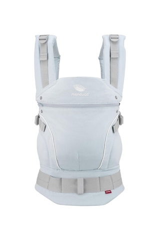 Manduca First Ergonomik Bebek Taşıyıcı 3 Taşıma Pozisyonu, Ayarlanabilir ve Konforlu Portbebe Açık Mavi Tek Ebat