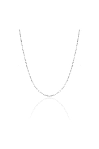Kadın Gümüş Rodyumlu Forse Model Zincir