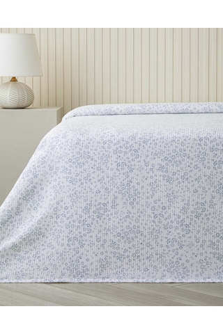 English Home Bloomlet Tek Kişilik Pike 150x220 Cm Mavi