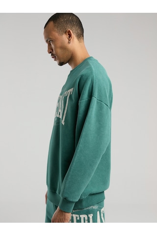 Everlast Authentic Boxing Oversize Koyu Yeşil Erkek Sweatshirt Koyu Yeşil