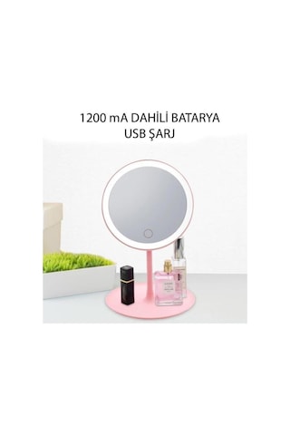 Onetick Dokunmatik Led Işıklı Yuvarlak Masaüstü Ayna