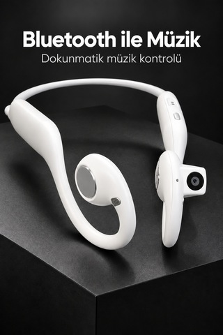 Video Kayıt Özellikli Bluetooth Kulaklık Sesli Asistan Destekli