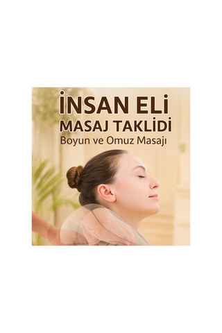 Elektrikli Boyun Ve Omuz Masaj Aleti Isıtmalı, 8d İnsan Eli Etkisi, Derin Kas Rahatlama - 743291109 Diğer