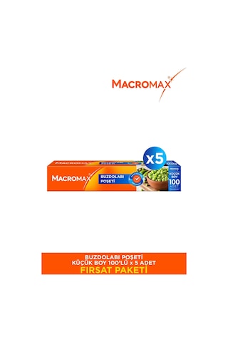 Buzdolabı Poşeti Küçük Boy - 100 Lü Paket X5