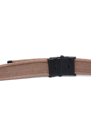 Livze Unisex Siyah Tokalı Kolon Kemeri 4cm Taba Taba