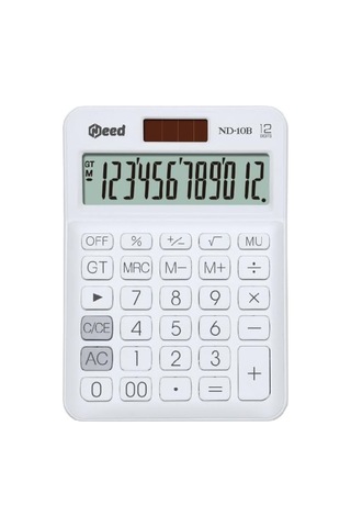 Need Nd-10b Beyaz Hesap Makinesi Genel