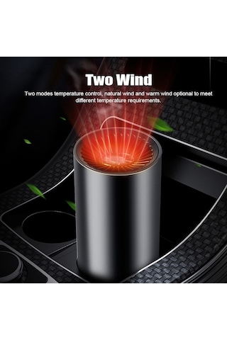 Novahub 2'si 1 Arada Araba Isıtıcı+buz Çözücü, 12v Taşınabilir