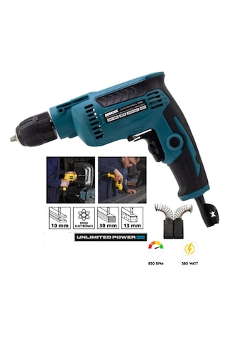 Branzeg BRZ105 Matkap 10 MM 580 W Devirli Vidalama