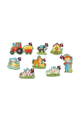 Baby Puzzle Çiftlik 5 Adet