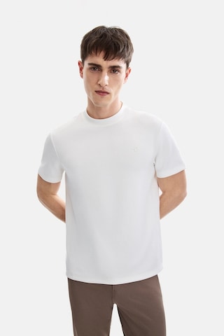 Backandbond Ekru Regular Fit Basic Tişört