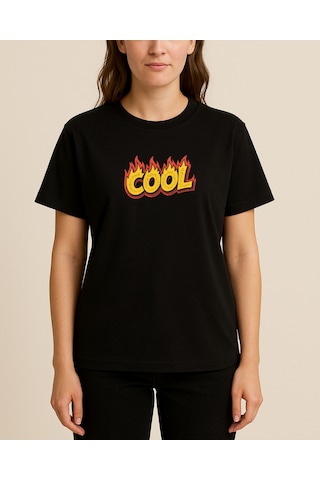 Hugo Boss Cool Baskılı T-shirt Siyah