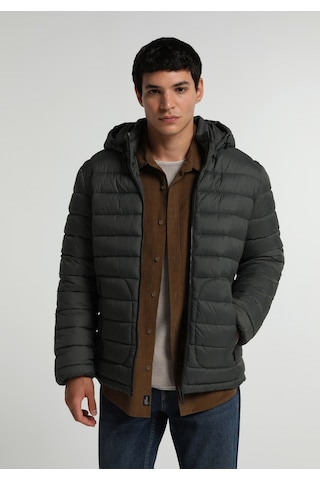 Colin's Colins Slim Fit Kapüşonlu Fermuarlı Astarlı Erkek Yeşil Mont Cl1082935 Q1.v1 Lkh Açık Haki