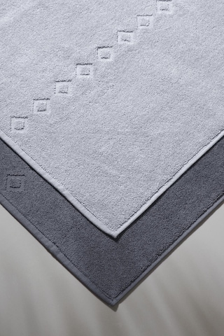 Oscuro X Bathmat Space - Ekstra Yumusak, Modern %100 Pamuk 50X75C Gri