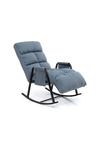 Pafu Lena Outdoor Bahçe Su Geçirmez Fonksiyonel Sallanan Koltuk - Gri-mavi