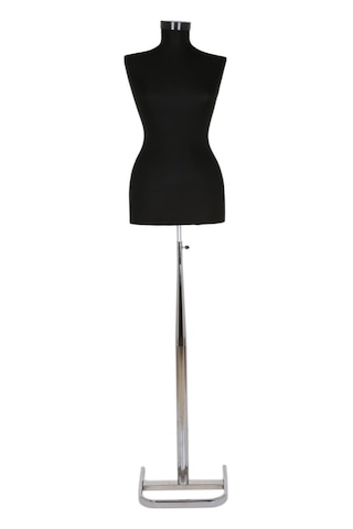 Rafburada Rafburada® Süngerli Terzi Prova Mankeni.Siyah Ve Gold Renk Prova