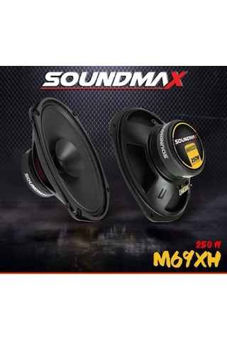 Soundmax 6X9 Midrange Ciftti 500Wat 200Rms İki Adet Kapaklı
