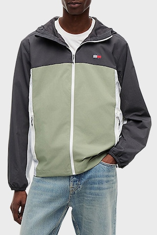 Tommy Jeans Relaxed Fit Kapüşonlu Su İtici Mont Erkek Mont Dm0dm23223 0h7 Koyu Yeşil