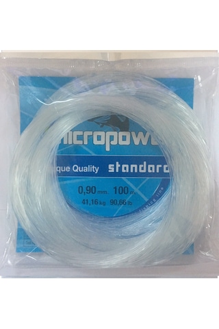 Mıcropower Standard 100mt Byz Poşet Misina 0,90 Mm Mıcropower Standard 100mt Byz Poşet Misina 0,90 Mm