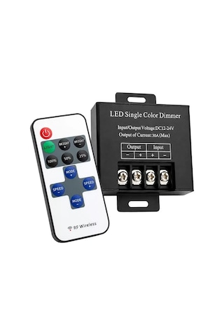 Sh Powermaster Pm-37846 12v-24v 30a Çok Modlu Rf Uzaktan Kumandalı Şerit Led Dimmer Kontrol Cihazı Najmaddin