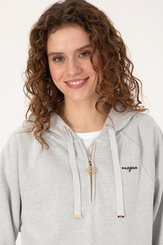 U.S. Polo Assn. U.s. Polo Assn. Kadın Gri Melanj Sweatshirt 50319959-vr086