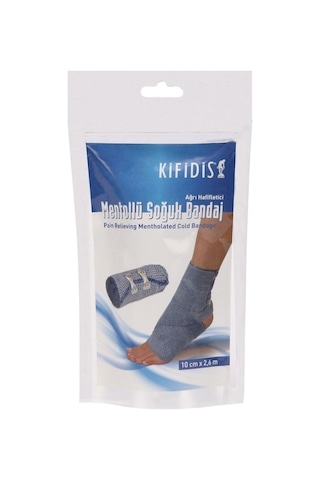 Kifidis Ağrı Hafifletici Mentollü Soğuk Bandaj 10 Cm X 2,6 M